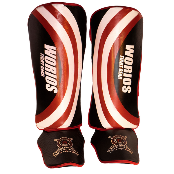 Worios R&W Shinguard in Genuine Leather