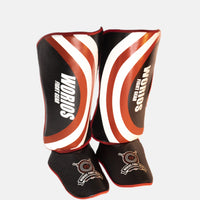 Worios R&W Shinguard in Genuine Leather