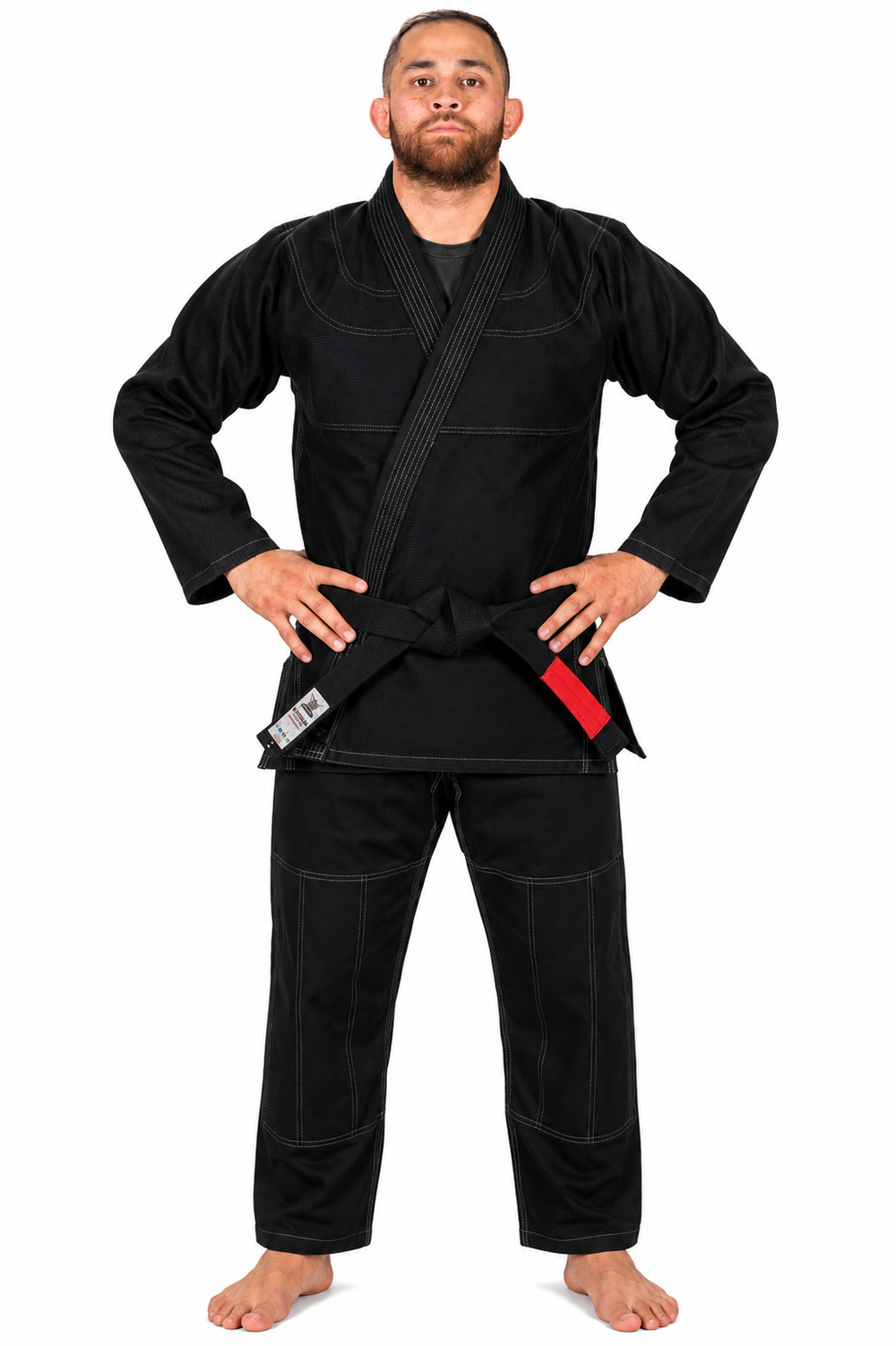 Lightweight Pro 2.0 BJJ GI — Black (Wholesale Blank)