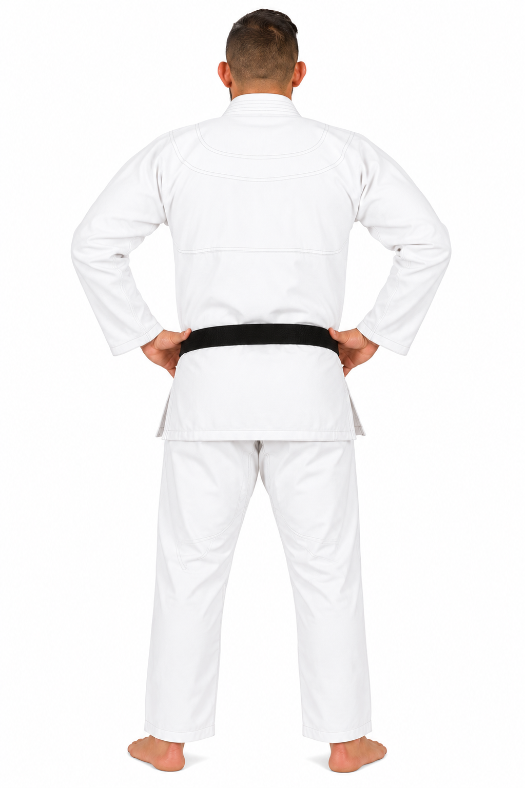 Wholesale GI — Adult — White — back view