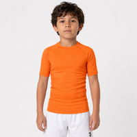 Ranked Rash Guard — Kids — Orange