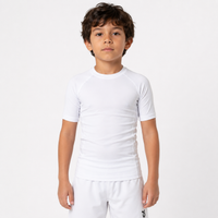 Ranked Rash Guard — Kids — White