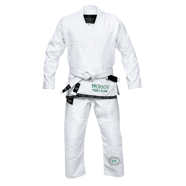 Worios LIghtweight Pro 2.0 Brazillian Jiu-Jitsu Kimono Gi White Adults