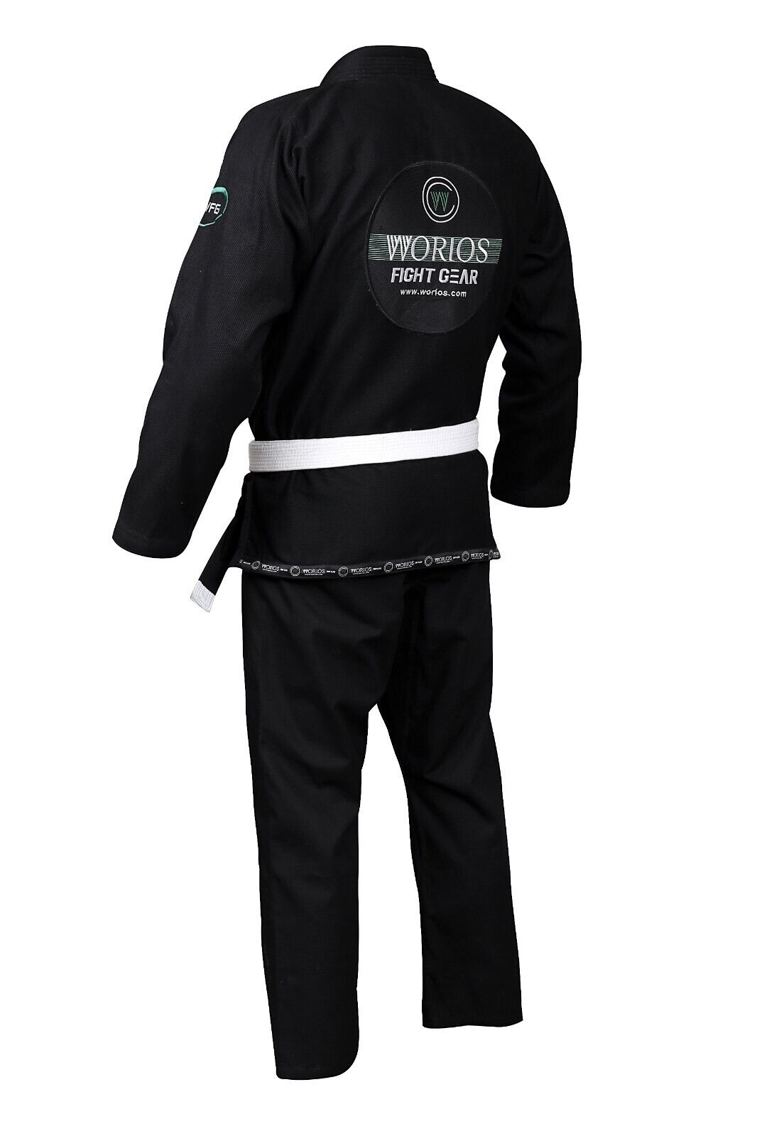 Worios LIghtweight Pro 2.0 BJJ Gi Brazilian Jiu Jitsu Grappling Kimono Black