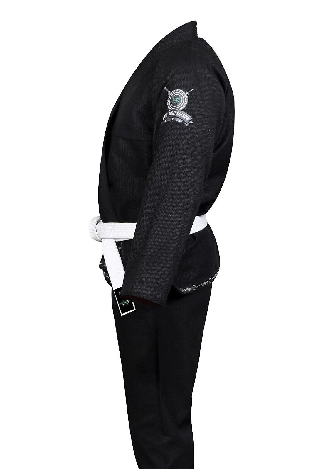 Worios LIghtweight Pro 2.0 BJJ Gi Brazilian Jiu Jitsu Grappling Kimono Black