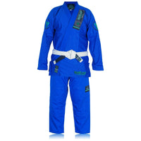 Worios Kids Lightweight Pro Brazilian JiuJItsu Grappling Gi Blue