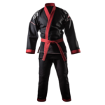Worios Lightweight Custom BJJ GI Sleek Black-Red