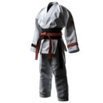 Worios Lightweight Custom BJJ GI White-Red