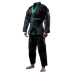 Worios Lightweight Custom BJJ GI Black-Green
