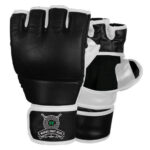 Worios Black & White Custom MMA Gloves