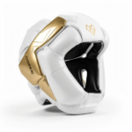 Worios Elegant Gold and White Headguard