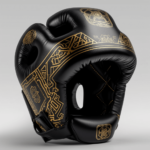 Worios Luxurious Gold and Black Headguard