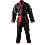 Worios Striking Red and Black Custom BJJ GI