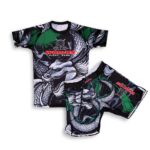 Worios BJJ No Gi's MMA Grappling Dragon Rash Guard & Shorts