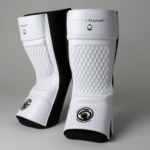 Worios Sleek White and Black Shinguard