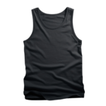 Worios Black Men Tank Top