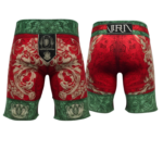 Worios Japanese Style Red-Green MMA Short