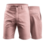 Worios Light Pink Casual Short