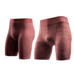 Worios Light Red Commpression Short