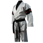 [NEW} Worios Lightweight Custom BJJ GI White-Black