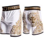 Worios Stylish Gold-White MMA Short