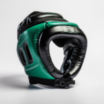 Worios Trendy Black and Green Head Guard