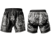 Worios Versace Style Black MMA Shorts